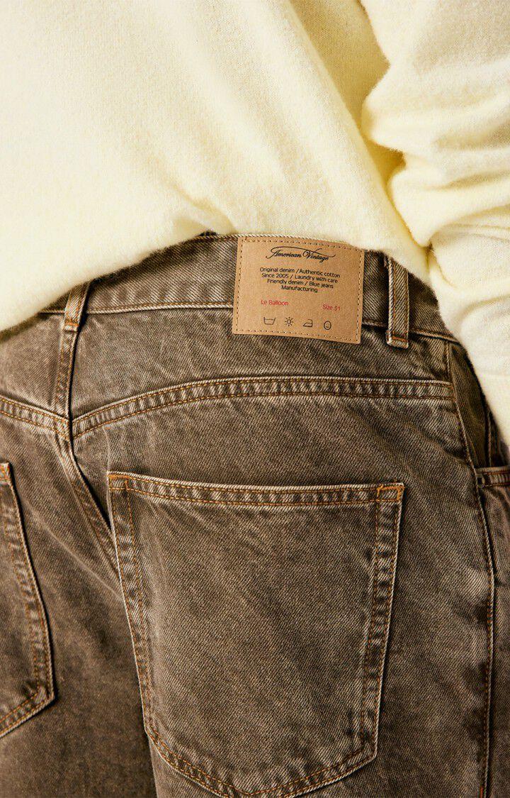 American Vintage Oshow Ballon Stone Brown Jeans Herren Steinbraun
